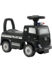 Lovely Baby Ride on Car for Kids LB 3316, Push Car with Steering, Music & Light, Storage, Comfortable Back-rest, Police and Firefighter Toy Truck for Girls and Boys Age 1-3 Years - Black