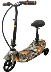Top Gear Electric Scooters Adult Scooter TG 25, 250W Brushless Motor, Max Speed 6-8KM/h Drive, 200X50PU Wheel, Folding Commuting Scooter 24V 5AH, Orange
