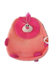 Cuddles Rabbit Themed Backpack Pink 32cm