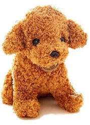 Fitto Brown Puppy Doll Plush Toy – Soft & Cuddly Stuffed Animal, 10-inch Adorable Brown Dog Plush for Kids, Toddlers, & Adults – Perfect Gift for Birthdays, Holidays, and Baby Showers