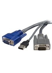 StarTech.com 6 ft Ultra-Thin USB VGA 2-in-1 KVM Cable (SVUSBVGA6)