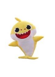 Baby Shark Singing Plush Toy with LED light (YELLOW)