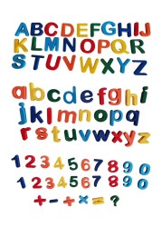 Magnetic Letters Numbers Alphabet ABC Colorful 123 Refrigerator Fridge Magnets for Vocabulary Educational Toy Set Preschool Learning Spelling Counting Game