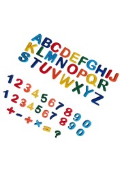 Magnetic Numbers and Letters Premium Magnetic Uppercase Alphabet Fridge Set Soft Educational Toy