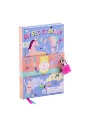 Floss &amp; Rock Fantasy My Scented Secret Diary - Scented Lockable Journal for Kids with Scented Sticker Sheet, Padlock and Key, And Kids Activity Book