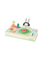Skip Hop Baby Musical DJ Set Toy with Lights, Songs, Sound Effects, and Soft Textures, Farmstand Let The Beet Drop DJ Set
