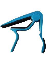 Mike Music Guitar Capo Black For 6 String Acoustic Electric Guitar Bass Guitar And Ukulele (Capo B4, Blue)