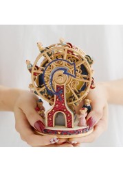LOVE FOR YOU Gift Wrapped Music Box Bear Ferris Wheel Musical Decoration for Girls and Boys Baby Kids Sister Son Daughter Mom Granddaughter Grandma Niece Women Christmas Birthday Presents Gifts