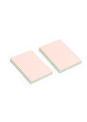Aiwanto 2Pack Memo Paper Sticky Notes Memo Pad Set For School, Office & Home (100 Sheets Per Pack)