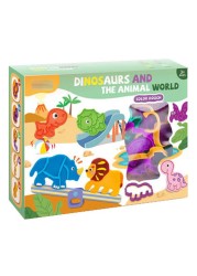 HK Dinosaurs And The Animal World Colour Dough Set