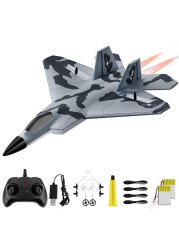 AIGIMU F-22 RC Plane 2 Channel Remote Control Airplane Easy to Fly Airplane Toy for Beginners, 2CH F22 RC Airplane Toy for Kids Boys Girls Adults and Teens