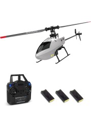 GoolRC C129 V2 RC Helicopter, 4 Channel Remote Control Helicopter with 6-Axis Gyro, 2.4GHz RC Aircraft with 3D Flips, Altitude Hold, One Key Take Off/Landing and 3 Batteries for Adults and Beginners