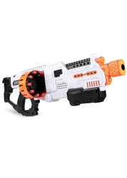 Electric Motorized Dart Gun, 20-Dart Double Rotating Drum Toy Foam Blaster for Boys 8-12+, Cool Dart Blaster with 100 Foam Darts , Christmas Eve Gifts for Kids