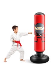 Inflatable Kids Punching Bag Punching Bag Karate Gifts for Boys and Girls Boxing Bag for Immediate Bounce Back for Practicing Karate Taekwondo and to Relieve Pent Up Energy in Kids and Adults