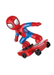 Siri - Spiderman Toy With Stunt Skateboard