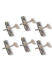 Balsa Wood Airplane Kits Plane Toys Set - 6 Small Balsa Glider Set of 6 Balsa Wood Airplane Gliders Model Toy Airplane Kit Balsa Wood Airplanes Perfect for Party Favors, Parties, and BBQ&#39;s
