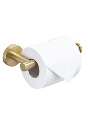 TocTen Toilet Paper Holder-Toilet Paper Roll Holder Wall Mounted for Bathroom, Thicken 304 Stainless Steel Drilling Tissue Paper Dispenser. Toilet Paper Rack for Toilet,Kitchen (Brushed Gold)