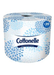 Cottonelle Professional Standard Roll Toilet Paper 13135 2Ply White Compact Case for Easy Storage 451 SheetsRoll 20 RollsCase 9020 SheetsCase