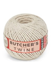 SteadMax 360 ft Butchers Twine String for Cooking, Wrapping, Unbleached 100% Natural Cotton Kitchen for Trussing Turkey &amp; Roasting, DIY Crafting, Durable Tying, Easy Dispensing (1 Pack)