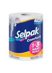 Selpak Comfortable Kitchen Paper Towel Maxi 270 Sheets 1 Roll