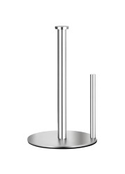Paper Towel Holder Countertop, OBODING, Stainless Steel Kitchen Paper Towel Holder Stand for Kitchen Organization, Stainless Steel Paper Towel Holders for Standard and Large Rolls (Silver)