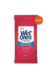 20CT Wet Ones Wipes - Pack of 3