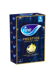 Fine Prestige 3 Ply Velvety Soft Tissue 96 Sheets Pack of 5
