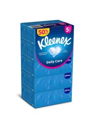 Kleenex Natural Collections Facial Tissue - Pack of 5 Boxes 170 Sheets x 2 Ply