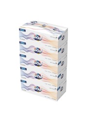 WOW Classic Facial Soft Tissues 2 Ply 200 Tissues Pack of 5