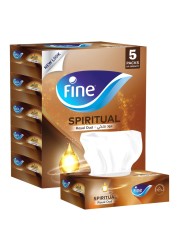 Fine Facial Tissue Lavender Oud Box 120 Sheets X 2 Ply Pack Of 5
