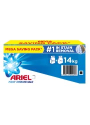 Ariel Detergent Powder Top Load Mega Box Original 7kg Pack of 2
