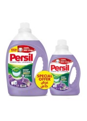Persil Power Gel Liquid Laundry Detergent Lavender 2.9L + 1L