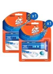 Mr. Muscle Multi-Purpose Fresh Discs Gel Rim Block Marine 38g Pack of 2