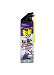 Raid Max Bed Bug Crack Crevice Extended Protection Foaming Spray Kills Bed Bugs for up to 8 weeks on Laminated Woods and Surfaces 175 oz