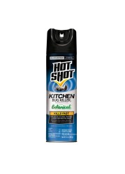 Hot Shot Kitchen Bug Killer Spray, Controls Ants, Flies, Roaches, Spiders and More, Indoor Bug Killer, Botanical Insecticides, 14 Ounce