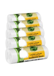 Earth Choice Green Bio-Degradable Garbage Bags Roll 46x52cm Pack of 5