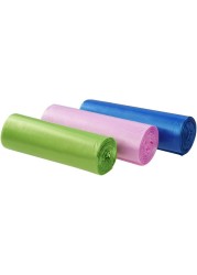 Marrkhor 3 Gallon Small Trash Bags, Colorful Garbage Bag, 60 Counts/ 3 Rolls