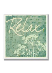 Stupell Home Dcor Cool Relax Bathroom Wall Plaque 12 x 05 x 12 Proudly Made in USA