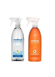 Method Daily Kitchen Spray 828ml + Method Daily Shower Spray 828ml