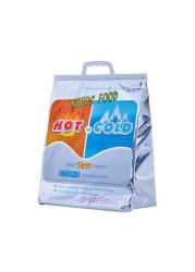 Superio Hot and Cold Insulated Bags for Food Delivery, Grocery Shopping Bags, Food Storage for Hot and Frozen Food for Travel, Disposable Cooler Bag, Reinforced Thermal Lunch Bag (1, 13&quot;x7&quot;x15.5&quot;)