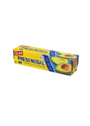 Glad Sealable Plastic Wrap Press&#39;n Seal with Griptex, 100 sq ft 33.8YD x 11.8IN (Packaging May vary)