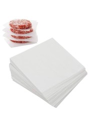 AKOAK 50 Sheets Kitchen Blotting Paper, Square Non-stick Silicone Oil Home Blotting Paper, Oil Residue Filter Paper for Cake Baking, Soups, Fried Foods to Quickly Absorb and Remove Fat - 20cmx20cm