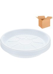 Lavish 200-Pack Of 10 Inch Disposable Plastic Plates For Tableware Birthday Parties Office Home Events Camping 26Cm