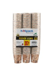Hotpack Paper Cup 4 ounce Pack of 3, 15% SPECIAL OFFER