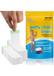 Tidy Tots Disposable Potty Chair Liners for Potty Training Toddlers Value Pack of 32 Disposable Potty Liners for Toddlers Portable Potty Chair Refill Pack for Travel Keeps Potty Seat Clean