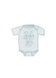 Blue &#39;Baby Boy&#39; Babygrow Paper Napkins 16/Pack