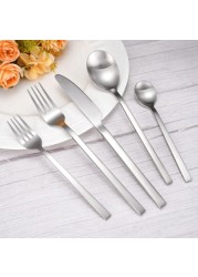 MAAC Home Sophisticated Silver Cutlery Set for Formal Dinners - Set of 30 Luxurious Elegant Durable Classic Premium Design Cutlery Set Perfect for everyday use, get together, restaurant