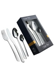 Cuisine Art Sasa 16 Piece Stainless Steel Cutlery Set, Silver