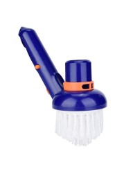 TOPINCN Swimming Pool Step &amp; Corner Vacuum Brush Spas Hot Tubs Brushes with Fine Bristles Small Compact Size