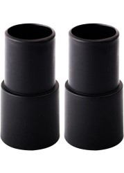 2 Pieces Black Universal 32mm to 35mm Vacuum Cleaner Hose Adapter Converter Tool Attachment Practical Vacuum Hoses Vacuum Parts and Accessories